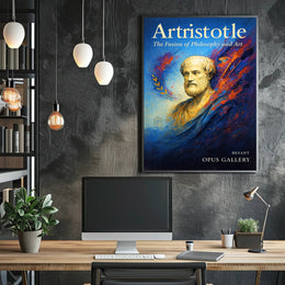 Artristotle The Fusion of Philosophy and Art Poster PosterGoat