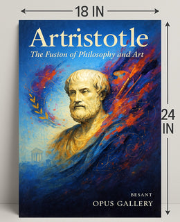 Artristotle The Fusion of Philosophy and Art Poster PosterGoat