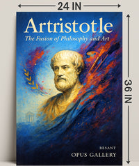 Artristotle The Fusion of Philosophy and Art Poster PosterGoat