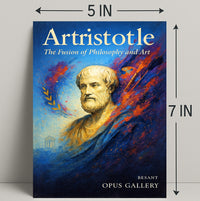 Artristotle The Fusion of Philosophy and Art Poster PosterGoat