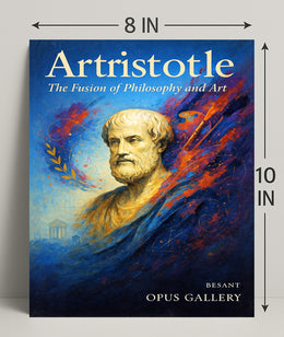 Artristotle The Fusion of Philosophy and Art Poster PosterGoat