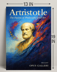 Artristotle The Fusion of Philosophy and Art Poster PosterGoat