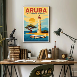 Aruba A Caribbean Paradise Poster PosterGoat