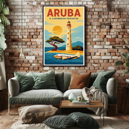 Aruba A Caribbean Paradise Poster PosterGoat