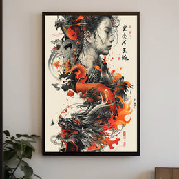 Asian Mythical Dragons Art: Cultural or Heritage Poster PosterGoat