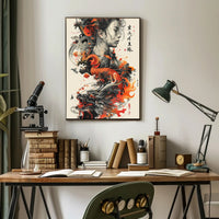 Asian Mythical Dragons Art: Cultural or Heritage Poster PosterGoat
