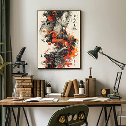 Asian Mythical Dragons Art: Cultural or Heritage Poster PosterGoat