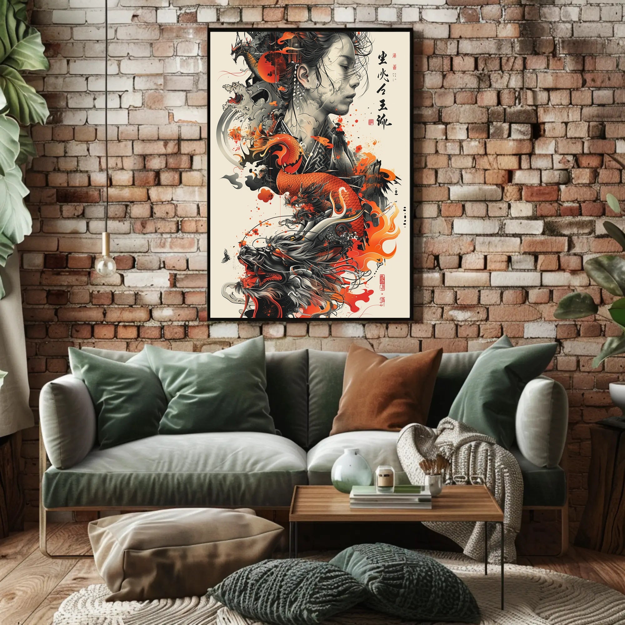 Asian Mythical Dragons Art: Cultural or Heritage Poster PosterGoat