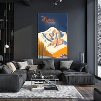 Aspen Skiing Adventure Vintage Travel Poster PosterGoat