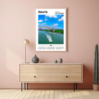 Astoria Scenic Bridge Travel Poster PosterGoat