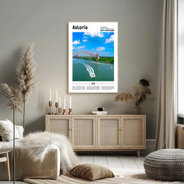 Astoria Scenic Bridge Travel Poster PosterGoat