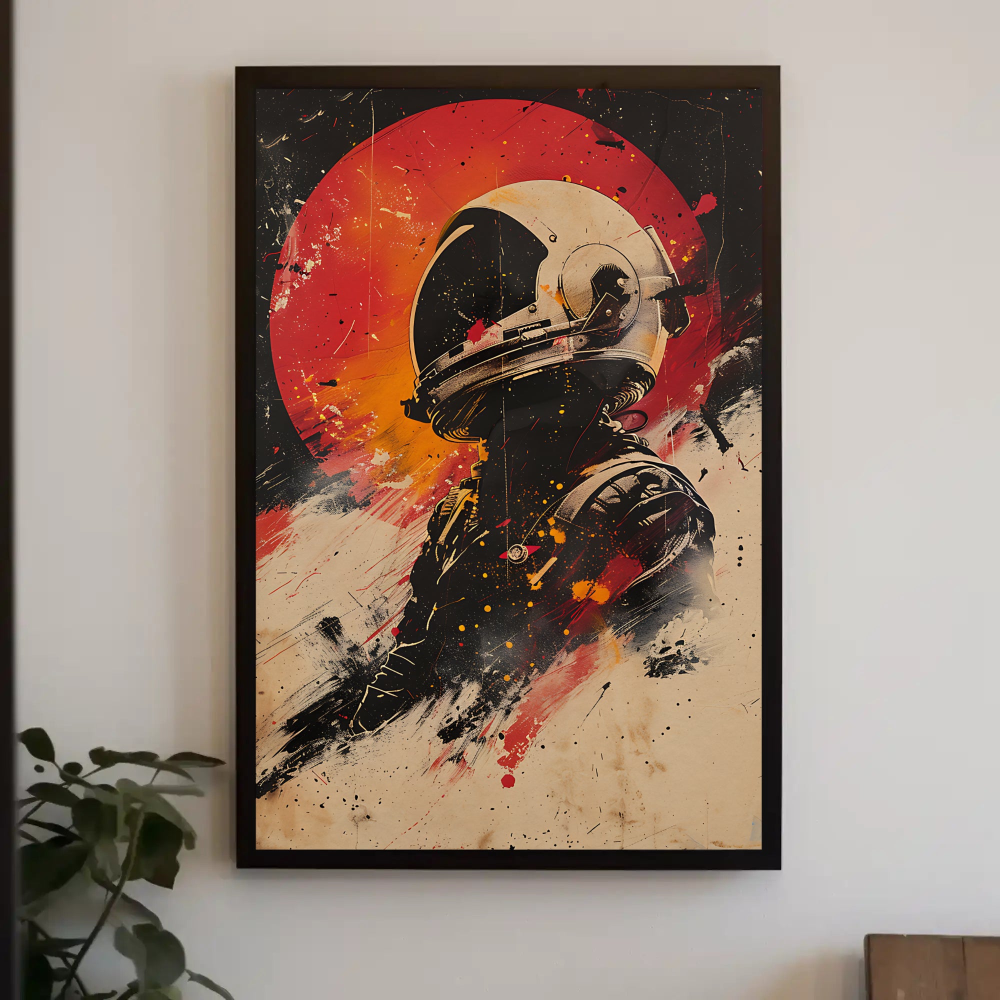 Astronaut Adventure in Space Exploration Sci-Fi Poster PosterGoat