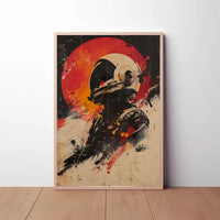 Astronaut Adventure in Space Exploration Sci-Fi Poster PosterGoat