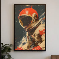 Astronaut Adventure in Space Futuristic Sci-Fi Poster PosterGoat