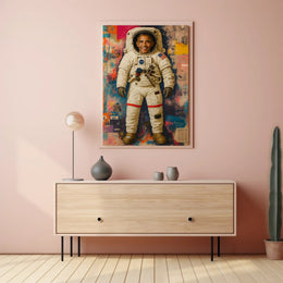 Astronaut Adventure: Futuristic Sci-Fi Poster PosterGoat