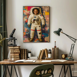 Astronaut Adventure: Futuristic Sci-Fi Poster PosterGoat