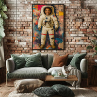 Astronaut Adventure: Futuristic Sci-Fi Poster PosterGoat