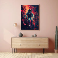 Astronaut Cosmic Adventure Futuristic Sci-Fi Poster PosterGoat
