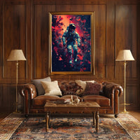 Astronaut Cosmic Adventure Futuristic Sci-Fi Poster PosterGoat