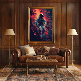 Astronaut Cosmic Adventure Futuristic Sci-Fi Poster PosterGoat