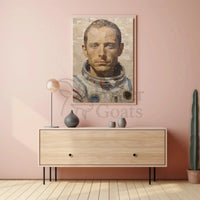 Astronaut Exploration Theme Futuristic Sci-Fi Poster PosterGoat