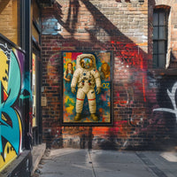 Astronaut Oz Scenes Artistic Pop Culture Poster PosterGoat