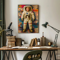 Astronaut Trump Pop-Art Political Propaganda Poster PosterGoat