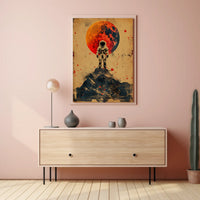 Astronaut on Cosmic Adventure Futuristic Sci-Fi Poster PosterGoat