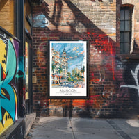 Asuncion Cityscape Poster PosterGoat