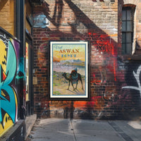 Aswan Egypt Vintage Travel Advertisement Poster PosterGoat