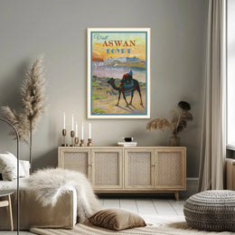 Aswan Egypt Vintage Travel Advertisement Poster PosterGoat