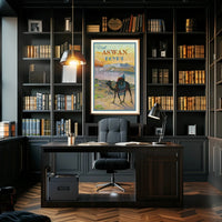 Aswan Egypt Vintage Travel Advertisement Poster PosterGoat