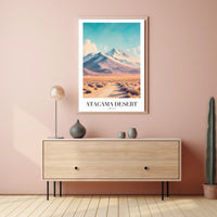 Atacama Desert Photorealistic Travel Poster PosterGoat