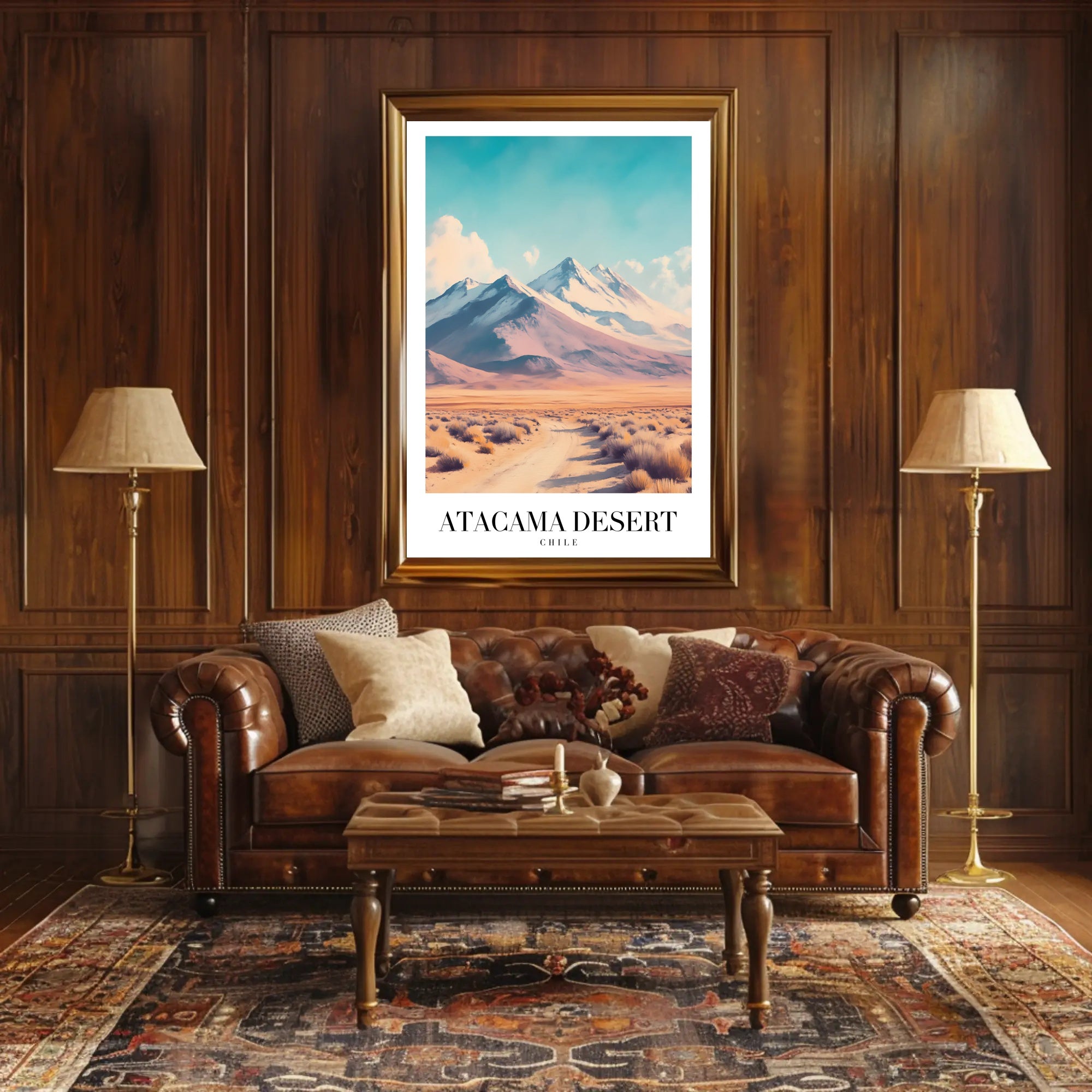 Atacama Desert Photorealistic Travel Poster PosterGoat