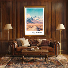 Atacama Desert Photorealistic Travel Poster PosterGoat