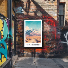 Atacama Desert Photorealistic Travel Poster PosterGoat