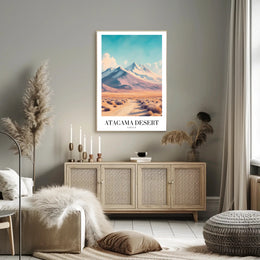 Atacama Desert Photorealistic Travel Poster PosterGoat