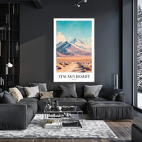 Atacama Desert Photorealistic Travel Poster PosterGoat