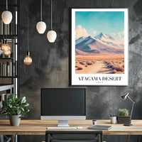 Atacama Desert Photorealistic Travel Poster PosterGoat