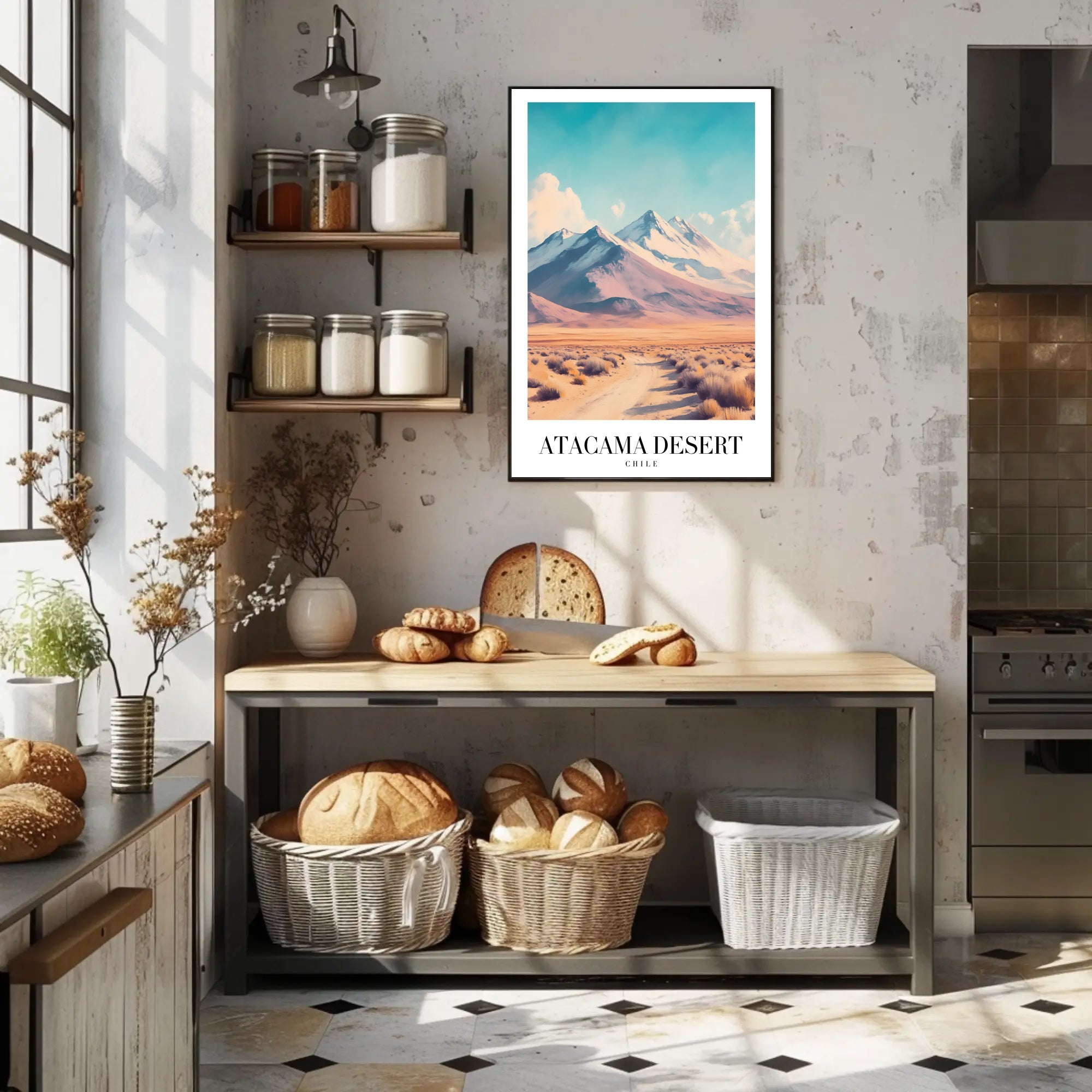 Atacama Desert Photorealistic Travel Poster PosterGoat