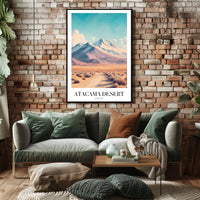 Atacama Desert Photorealistic Travel Poster PosterGoat
