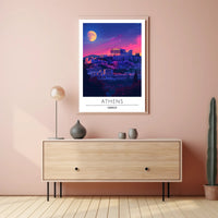 Athenian Acropolis at Dusk: Cultural or Heritage Poster PosterGoat