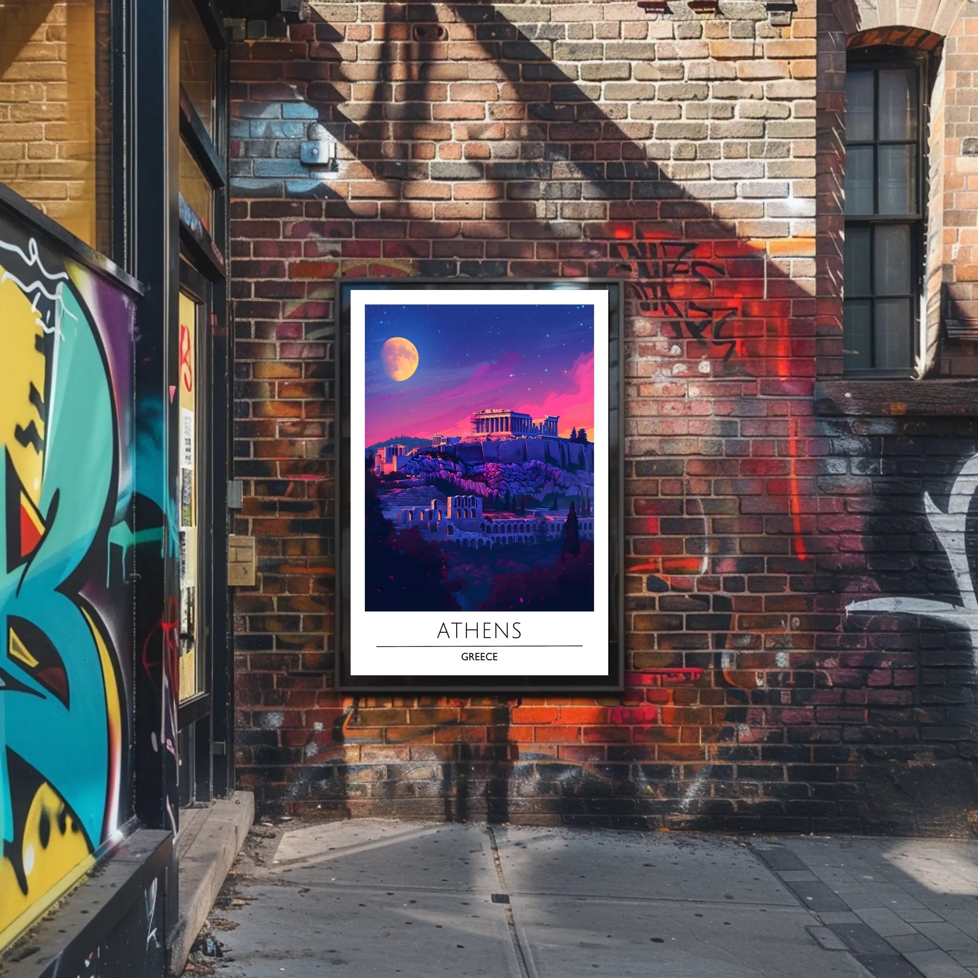 Athenian Acropolis at Dusk: Cultural or Heritage Poster PosterGoat