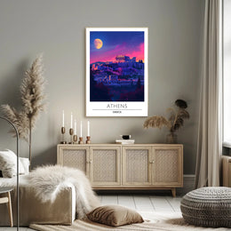 Athenian Acropolis at Dusk: Cultural or Heritage Poster PosterGoat