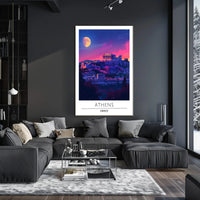 Athenian Acropolis at Dusk: Cultural or Heritage Poster PosterGoat