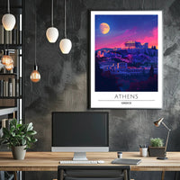 Athenian Acropolis at Dusk: Cultural or Heritage Poster PosterGoat