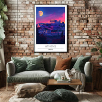 Athenian Acropolis at Dusk: Cultural or Heritage Poster PosterGoat