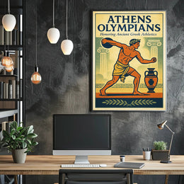 Athens Olympians Poster PosterGoat