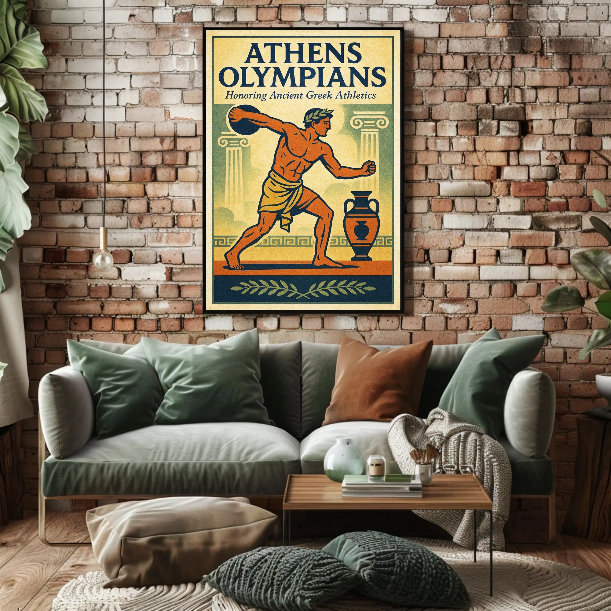 Athens Olympians Poster PosterGoat