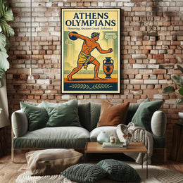 Athens Olympians Poster PosterGoat